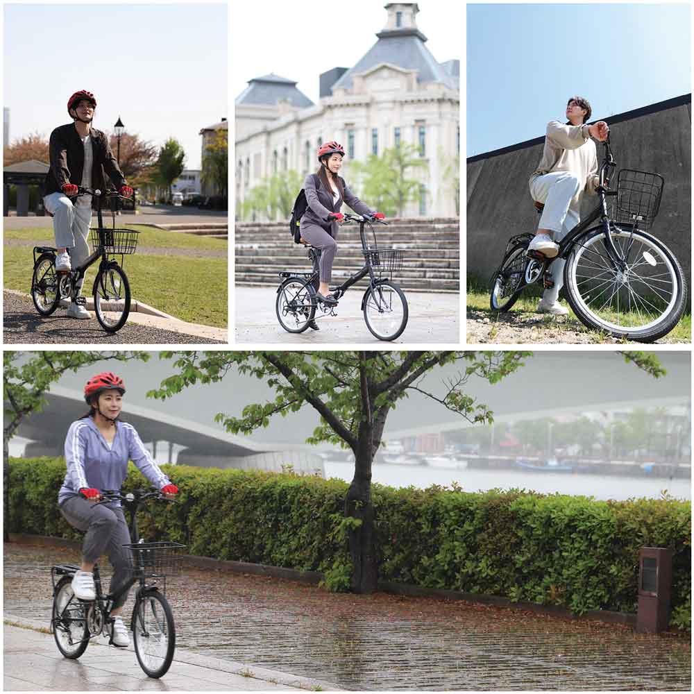 折りたたみ自転車 6段変速 オールインワン MF209 【直送品】 返品・キャンセル・他商品と同時購入は不可 - Image 8